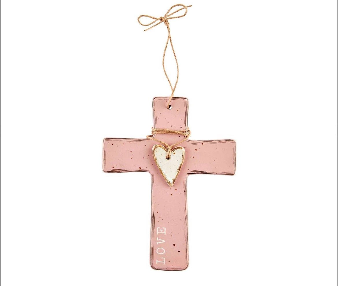 Stoneware Cross - Ballyhoo Boutique and Gift