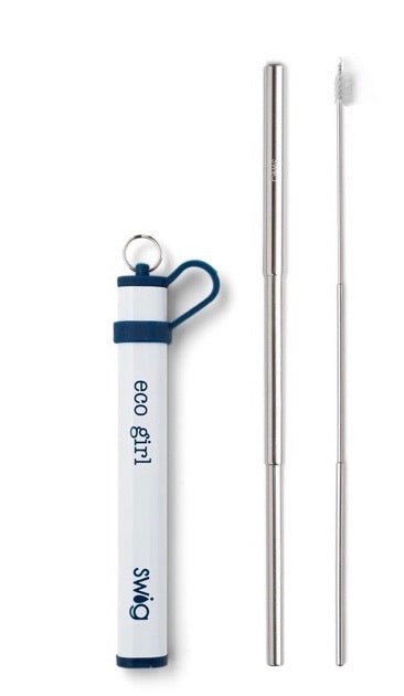 Swig Telescopic Stainless Steel Straw Set - Ballyhoo Boutique and Gift