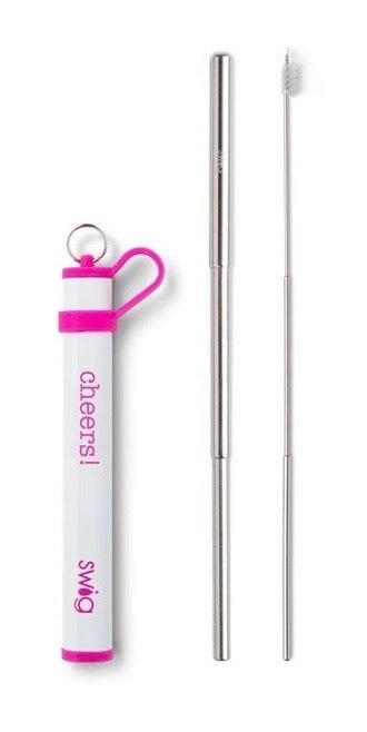 Swig Telescopic Stainless Steel Straw Set - Ballyhoo Boutique and Gift