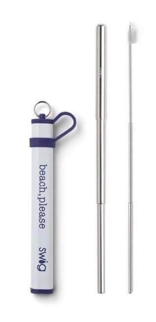 Swig Telescopic Stainless Steel Straw Set - Ballyhoo Boutique and Gift