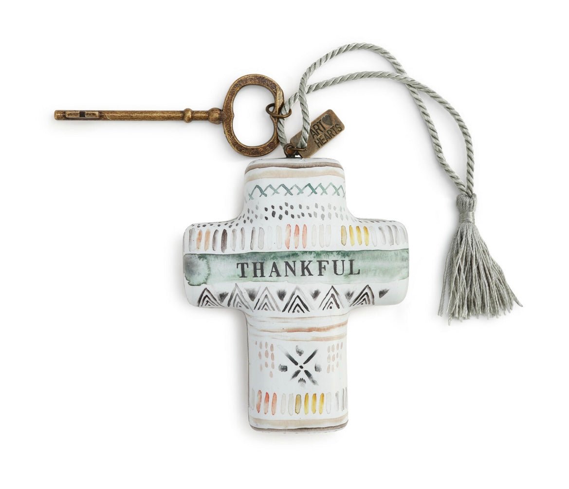 Thankful Artful Cross - Ballyhoo Boutique and Gift