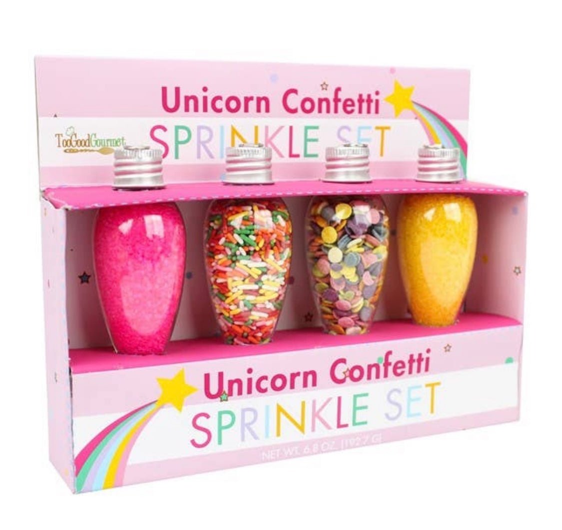 Unicorn Confetti Sprinkle Set - Ballyhoo Boutique and Gift