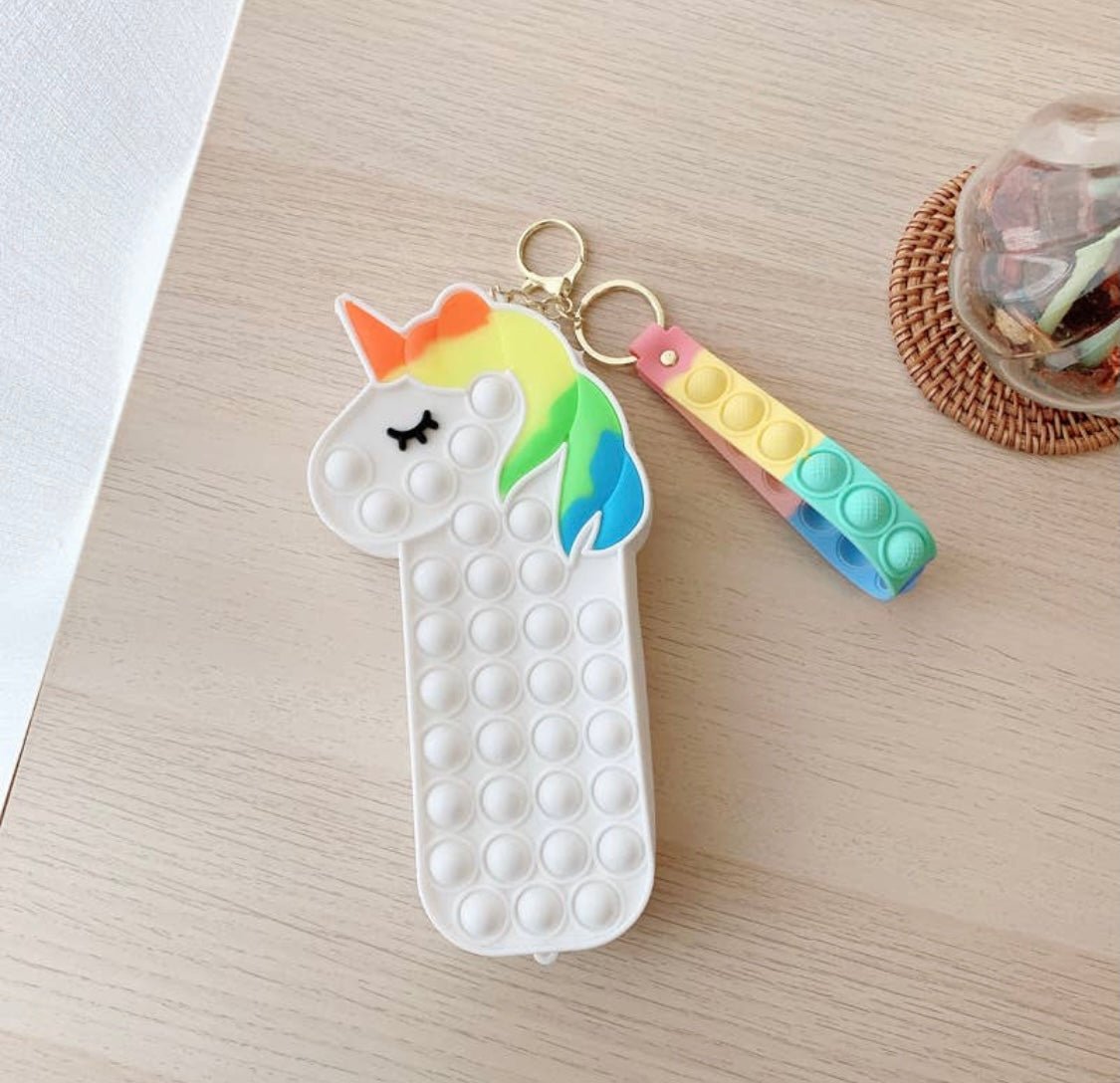 Unicorn Pop It Pouch - Ballyhoo Boutique and Gift