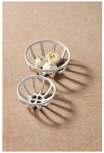 White Fruit Basket Set - Ballyhoo Boutique and Gift